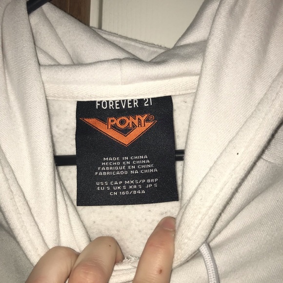 Forever 21 crop top hoodie - Picture 2 of 2